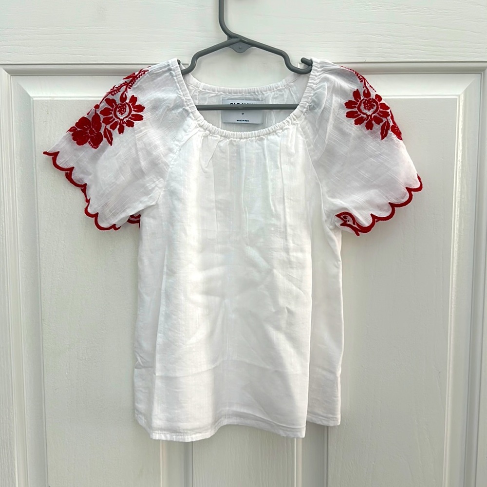 Girls Embroidered Top